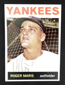 1964 TOPPS #225 ROGER MARIS(EX)