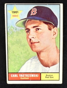 1961 TOPPS #287 CARL YASTRZEMSKI ROOKIE