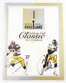 MERRIL HOGE & CARNELL LAKE STEELERS