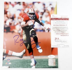 ROGER CRAIG SIGNED 49ers 8x10 JSA