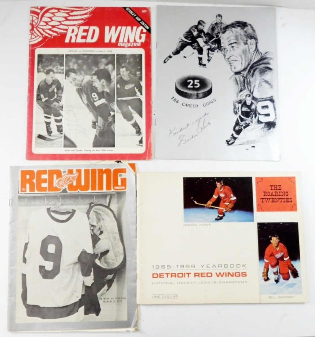 GORDIE HOWE & EDDIE SHACK RED WINGS (1 of 2)