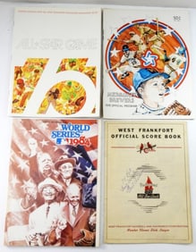 EARL WEAVER SIGNED CARDINALS SCORE BK