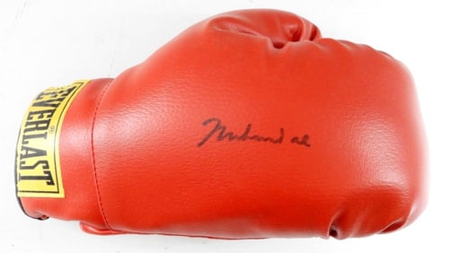 MUHAMMAD ALI SIGNED BOXING GLOVE
