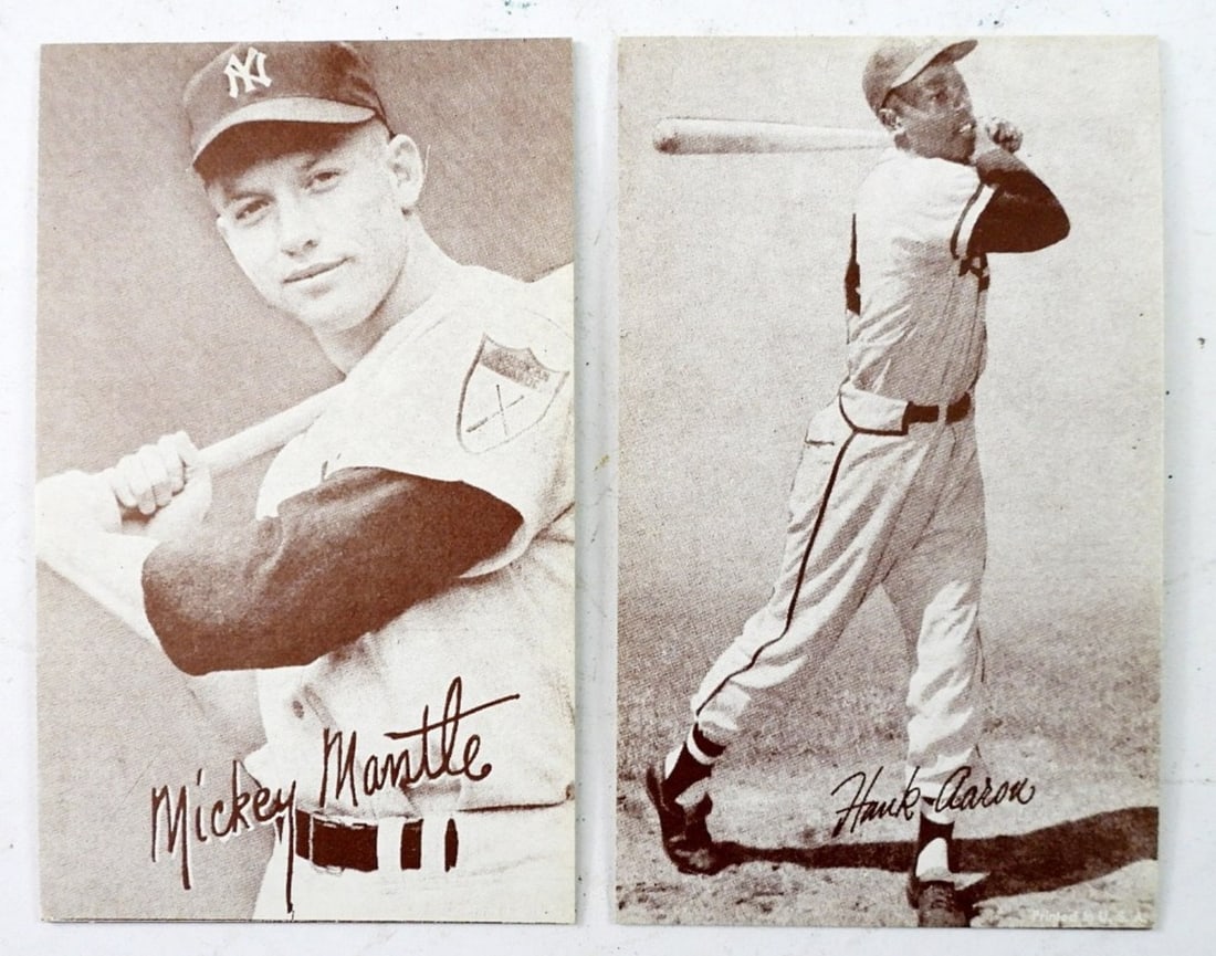(2) 1947-66 MANTLE & AARON EXHIBITS (1 of 2)