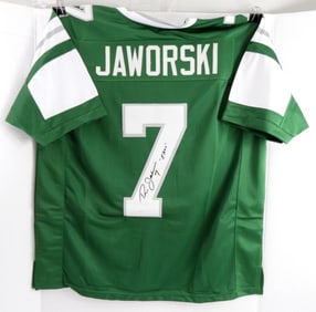 RON JAWORSKI SIGNED JERSEY