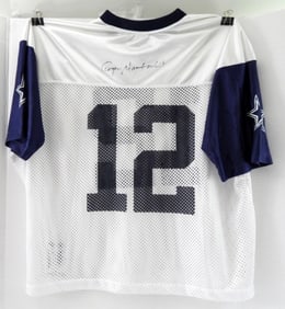 (1) COWBOYS ROBERT STAUBACH AUTOGRAPHED JERSEY