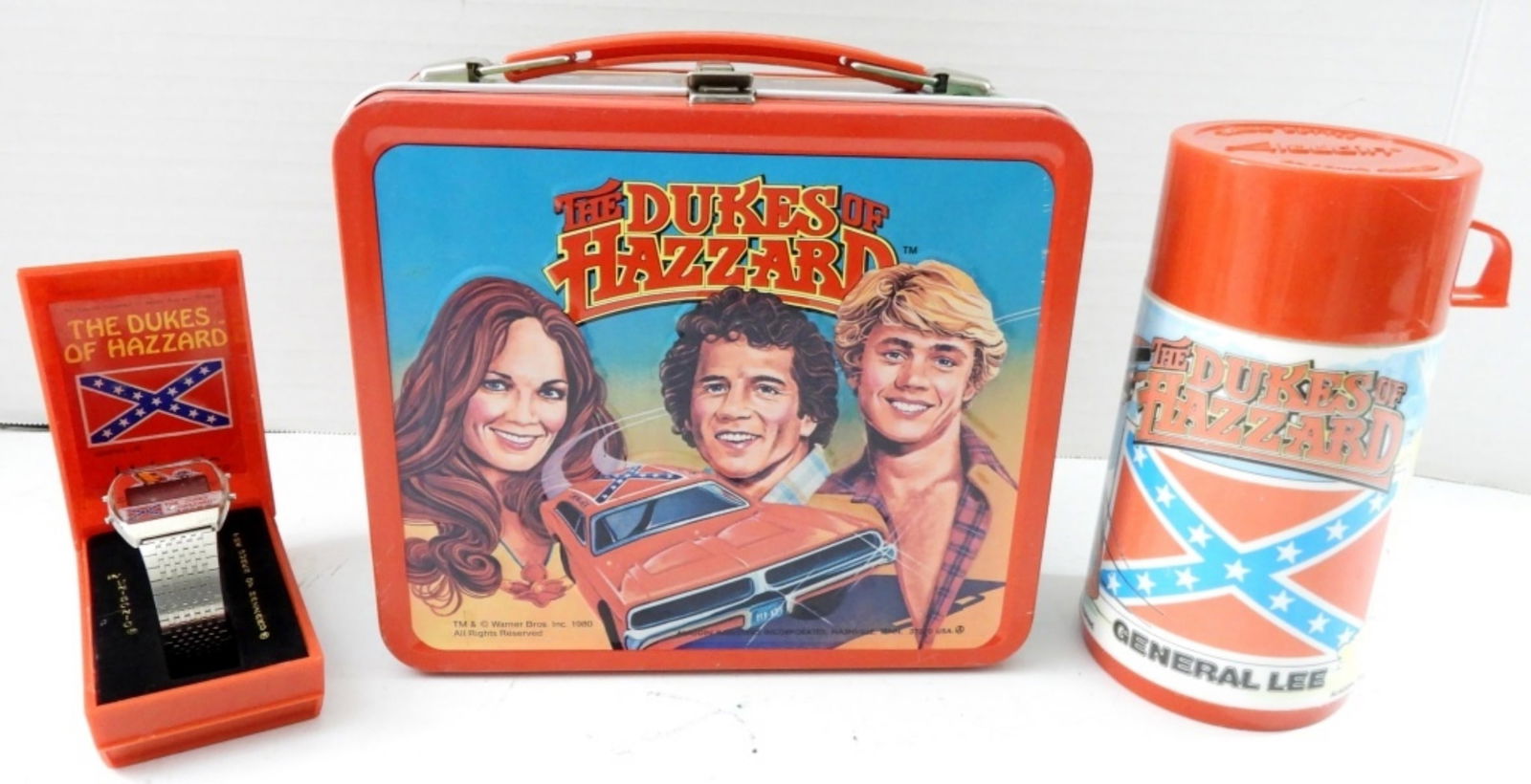 DUKES OF HAZZARD METAL LUNCH BOX & WATCH (1 of 3)