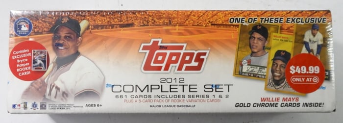 2012  TOPPS BASEBALL COMPLETE SET SEALED
