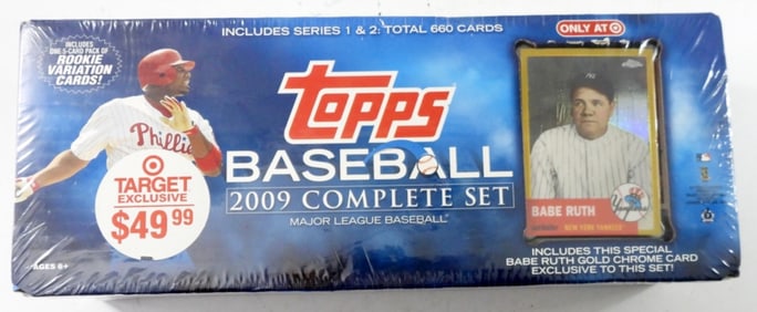 2009 TOPPS BASEBALL COMPLETE SET SEALED