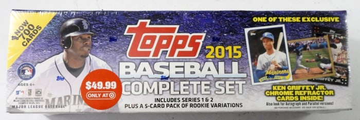 2015 TOPPS BASEBALL COMPLETE SET SEALED