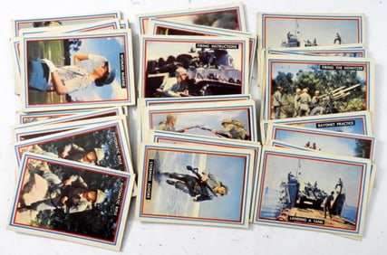 (30) 1953 TOPPS MARINES IN TRAINING