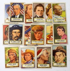 (16) 1952 TOPPS LOOK N SEE PRESIDENTS