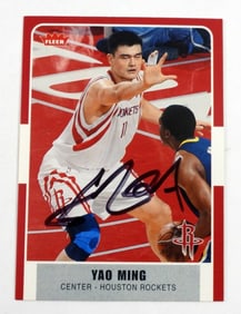 2007-08  FLEER YAO MING AUTOGRAPH CARD#169