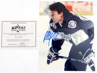 PAUL COFFEY AUTOGRAGHED PHOTO