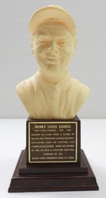 1963 HALL OF FAME BUST LOU GEHRIG