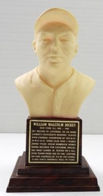 1963 HALL OF FAME BUST WILLIAM DICKEY