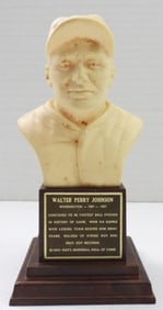 1963 HALL OF FAME BUST WALTER JOHNSON