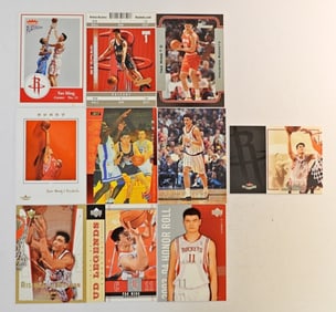 (10) BASKETBALL YAO MING CARDS