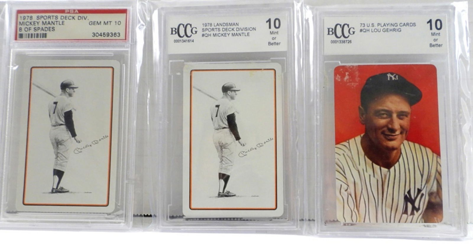 (3) GRADED BASEBALL STAR CARDS (1 of 2)