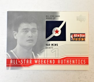 UD 2003 ALL STAR WEEKEND YAO MING CARD