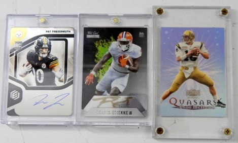 (3) FOOTBALL CARD LOT