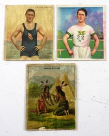 (3) 1910 HASSAN CIGARETTE CARDS