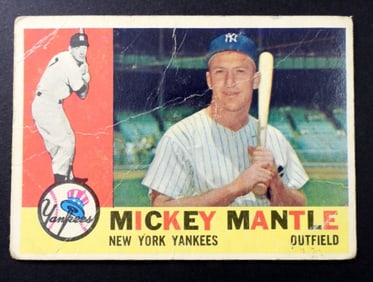 1960 TOPPS #350 MICKEY MANTLE