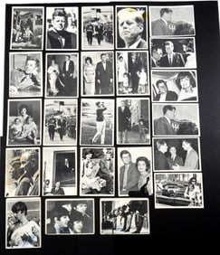 (22) KENNEDY (JFK) CARDS (3) BEATLES