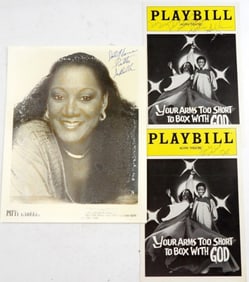 3 PATTI  LABELLE AUTOGRAPH ITEMS