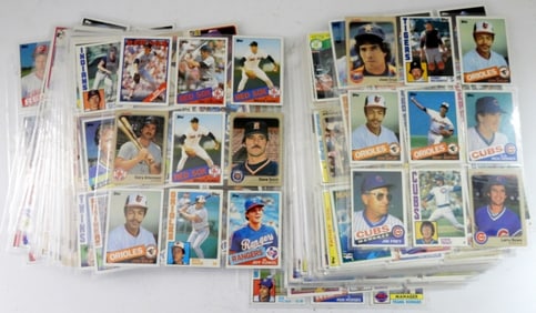 OVER 350+ BASEBALL CARDS 1980s - NICE