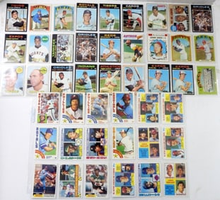 45 BASEBALL CARDS - LOADED with STARS
