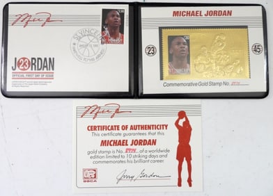 MICHAEL JORDAN COMMEM STAMP LMT ED