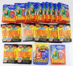 (22) 1987 FOOTBALL WAX PACKS