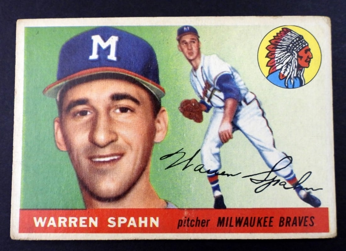 1955 TOPPS #31 WARREN SPAHN (1 of 2)