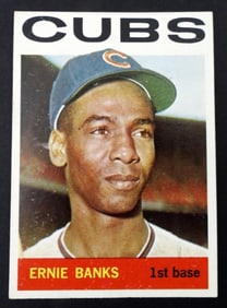 1964 TOPPS #55 ERNIE BANKS