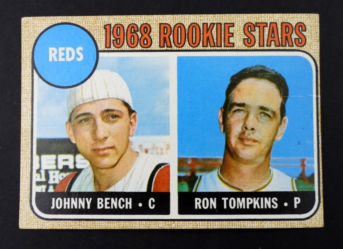 1968 TOPPS #247 JOHNNY BENCH ROOKIE (1 of 2)