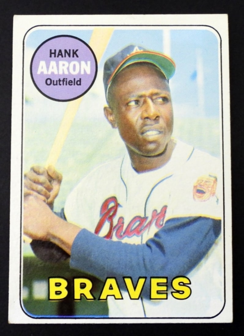 1969 TOPPS #100 HANK AARON (1 of 2)