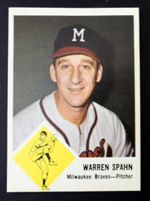 1963 FLEER #45 WARREN SPAHN