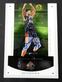 YAO MING 2002-03 SP AUTOGRAPHED AUTHENTIC CARD