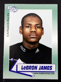 LEBRON JAMES 2002HIGH SCHOOL ROOKIE CARD