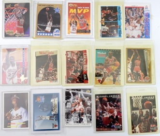 (15)MICHAEL JORDAN BASKETBALL CARDS