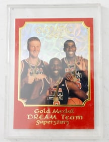 1993 SUPERSTAR GOLD MEDAL DREAM TEAM CARD
