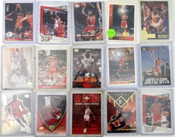 (15) UPPER DECK MICHAEL JORDAN CARDS