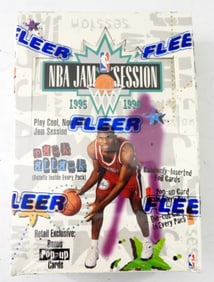 1995-96 FLEER NBA JAM SESSION BASKERBALL BOX