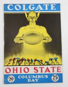 1934 COLGATGE VS, OHIO STATE FOOTBALL PROGRAM