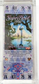 1997 NFL SUPERBOWL TICKET NEW ORLEANS UNSUED