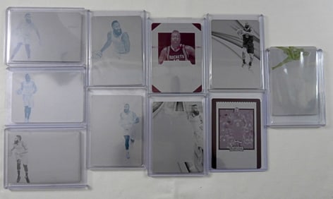 (5) JAMES HARDEN BASKETBALL PANINI PLATES