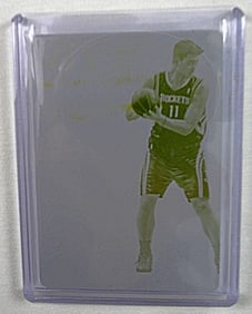 YAO MING PANINI PRINTERS PLATE