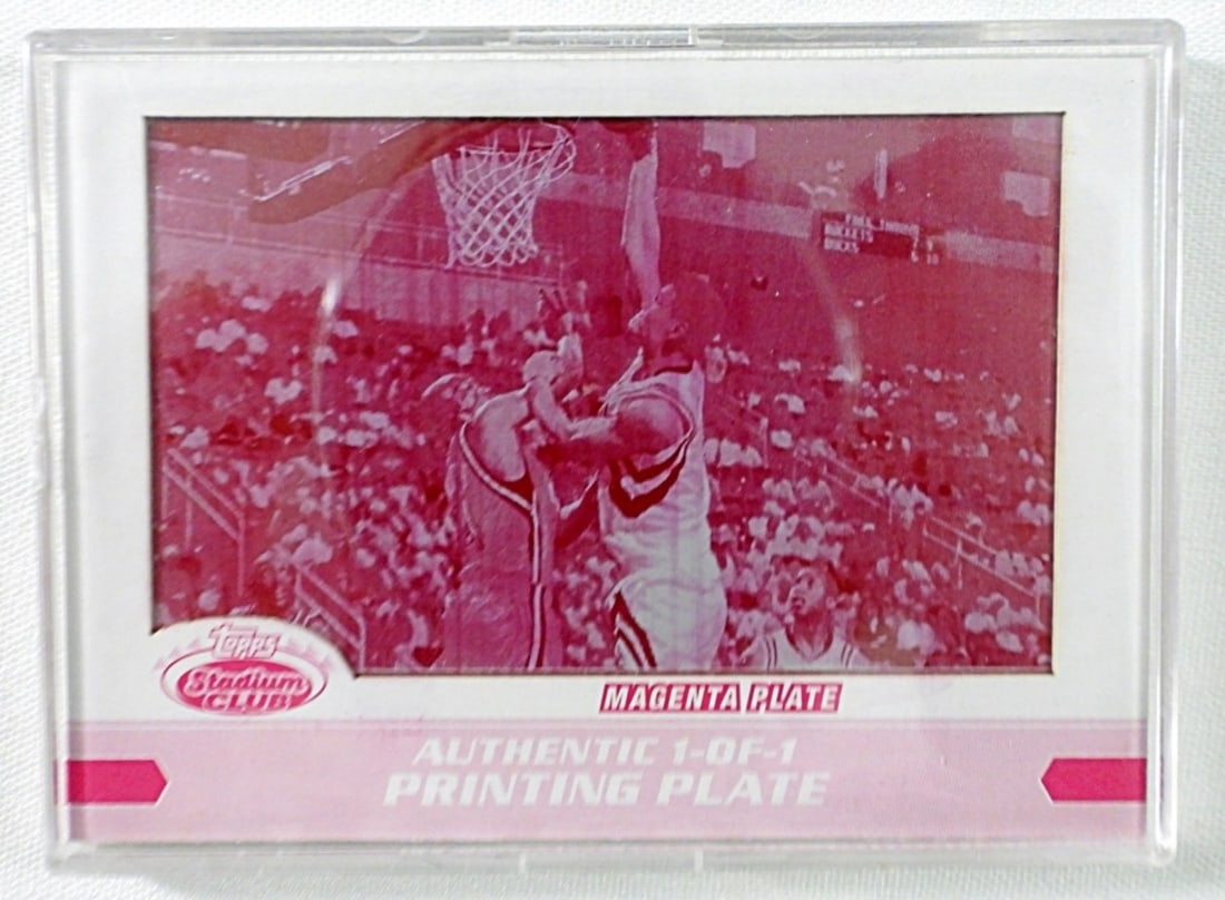 YAO MING STADIUM CLUB PRINTERS PLATE (1 of 2)