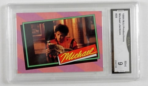 MICHAEL JACKSON 1984 GMA MINT 9
